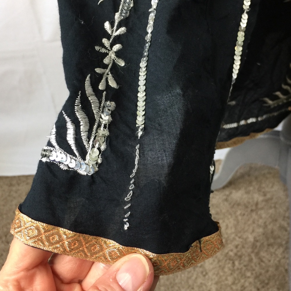 Gorgeous boho skirt with silver sequins - Picture 5 of 8